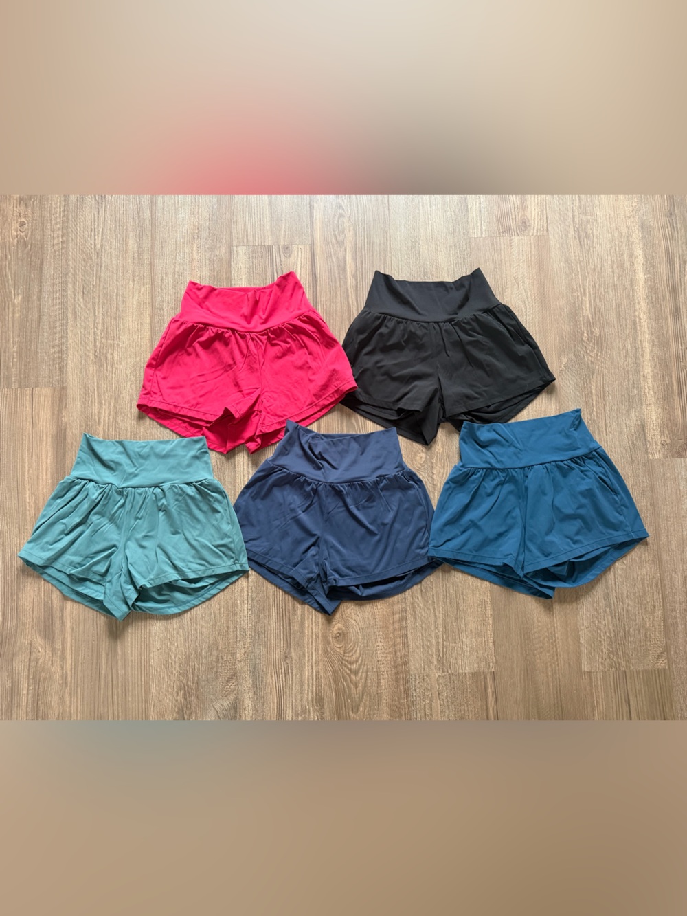 HALARA Women's Super High-Waist Yoga Shorts 3" bundle